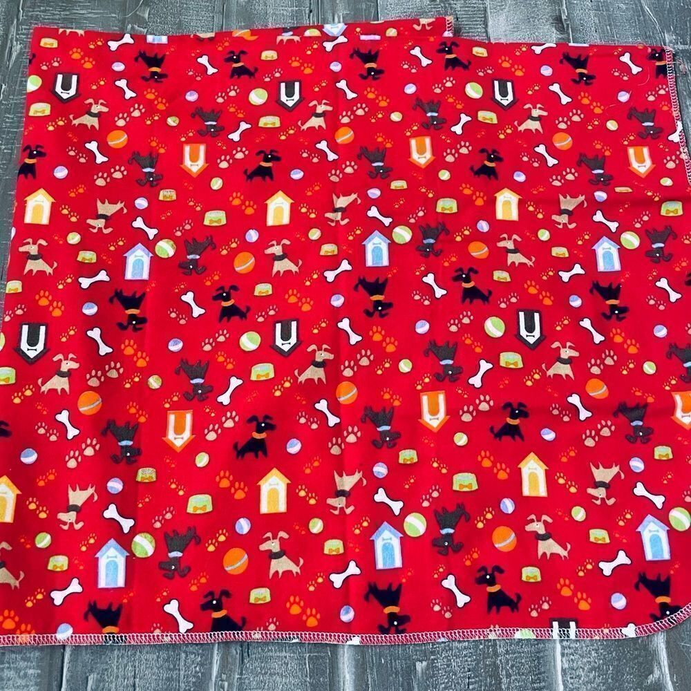 Puppy Dog Print Baby Crib Nursery Receiving Blanket